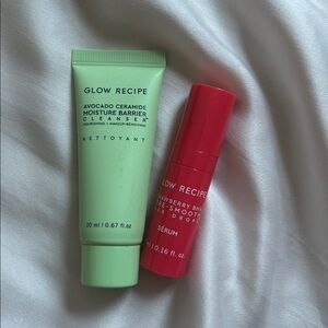 Glow recipe cleanser & pore serum bundle